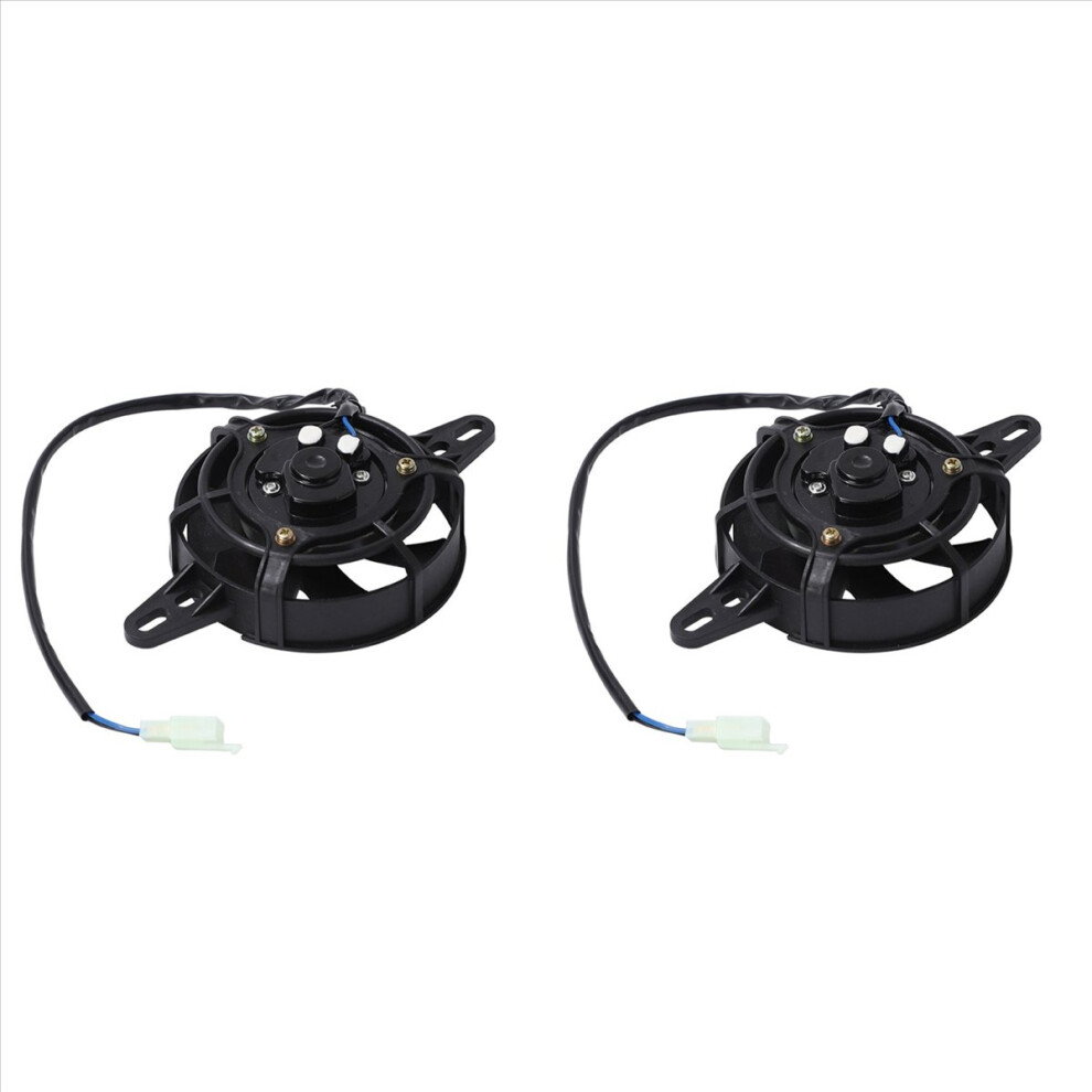 2X Fan Motorcycle Accessories 250Cc Dirt Bike For Atv Motocross Radiator Cooling Fan 4853796385037