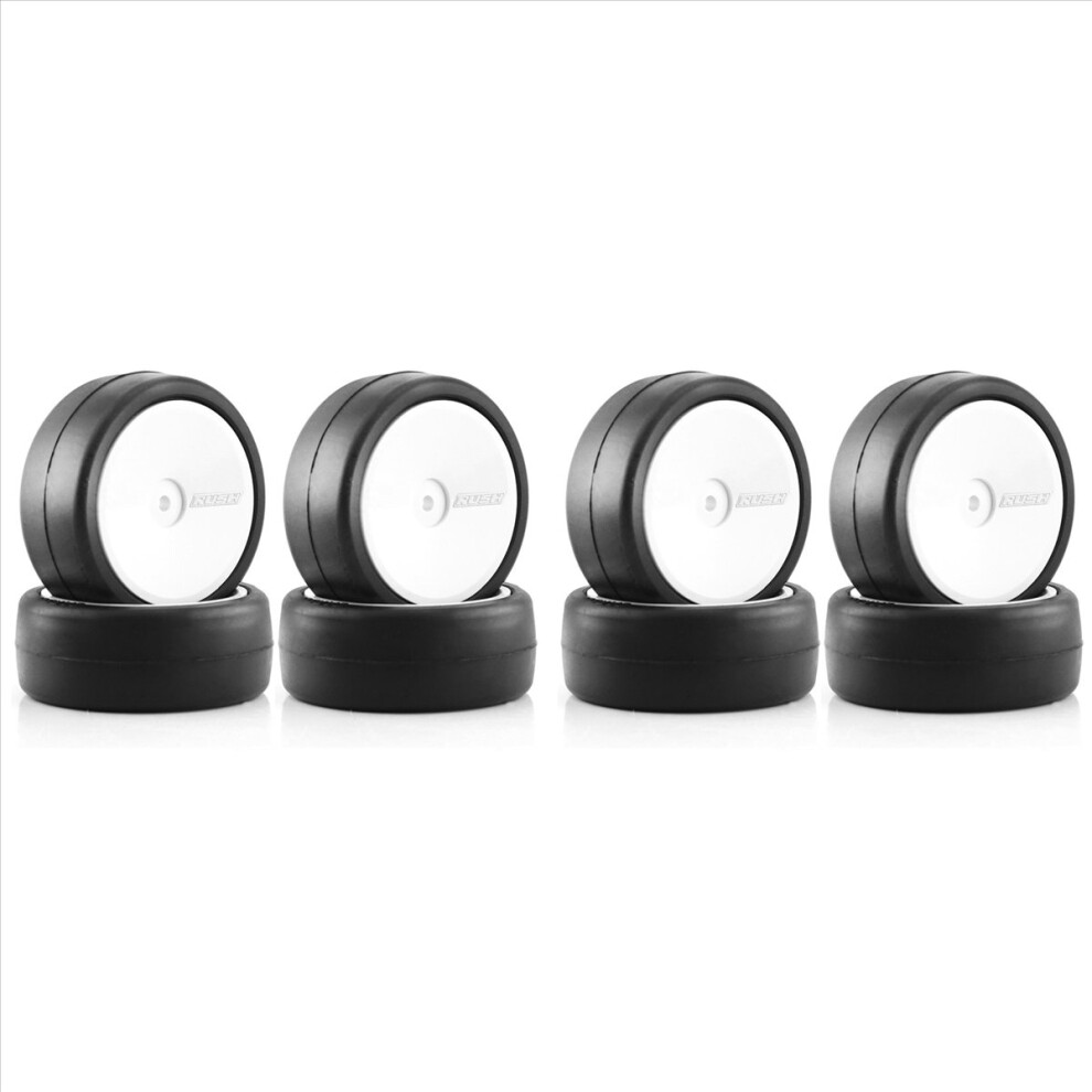 8X 1/10 Rc Racing Car Tire Hot Melt Tyre Wheel For Tt01 Tt02 Xv01 Ta06 Ptg-2 1/10 Rc Car Upgrade Parts 4853796385730