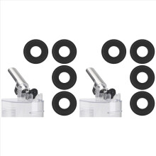 8pcs Silicone Replacement Stoppers for SLUSHi FS301/FS301C Drink Maker, Leak-Proof Spout Plugs