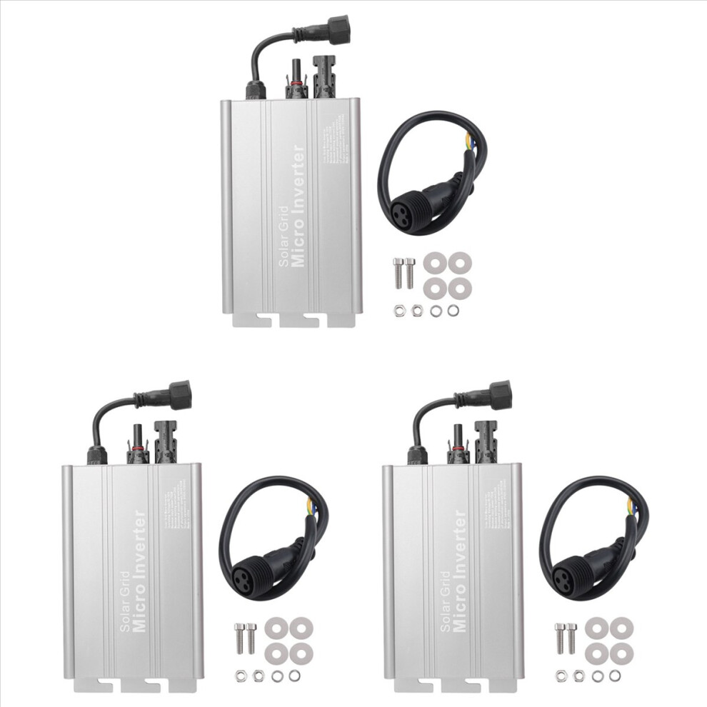 3X 700W Solar For Micro-Inverter Solar Grid Tie Microinverter Ip65 Control Self Cooling 110/230V 4853796378848