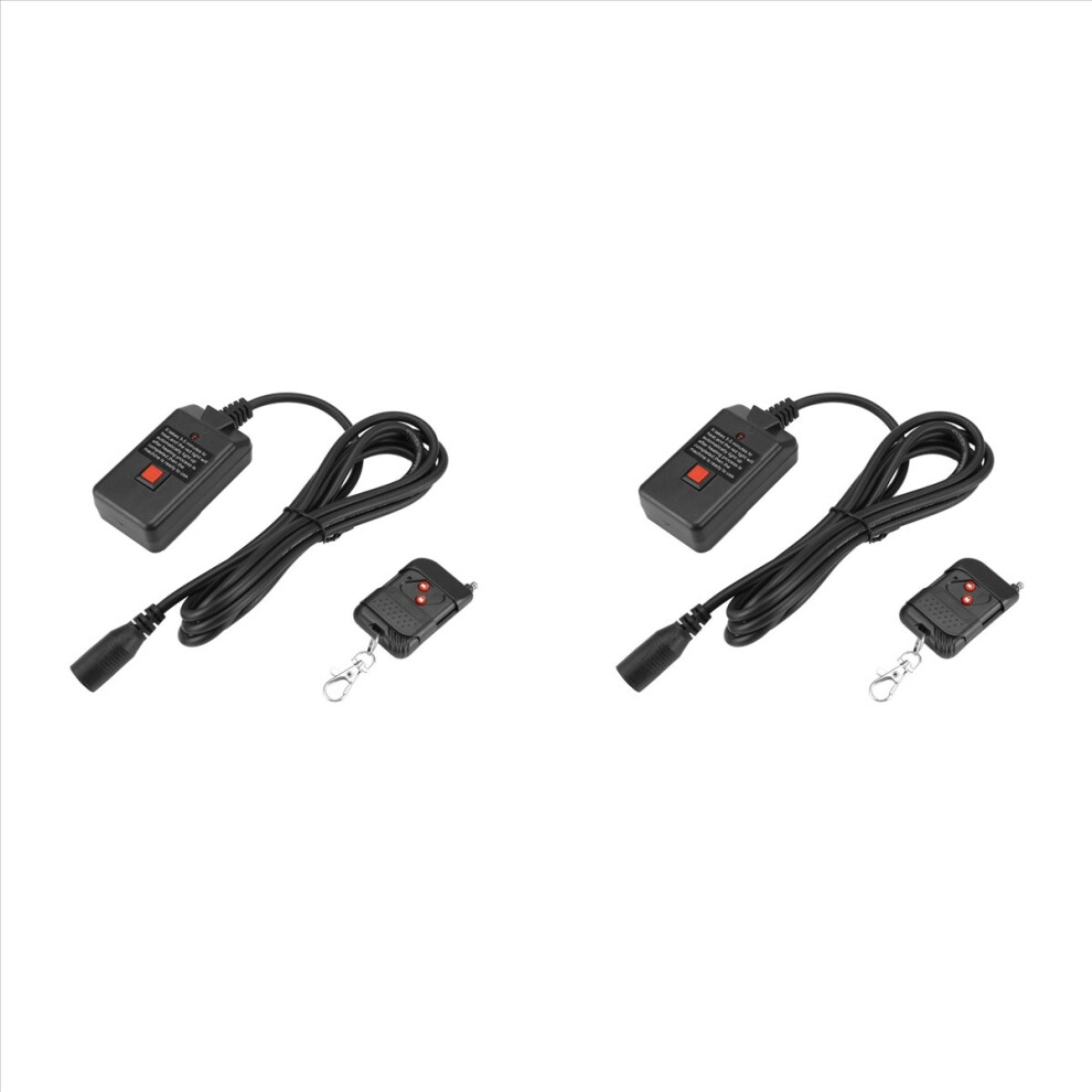 2X Ac 90-240V Portable 3 Pins Wireless Remote Receiver For Smoke Machine Dj Stage Receiver Fog 400W 500W 900W 1500W A 4853796387017