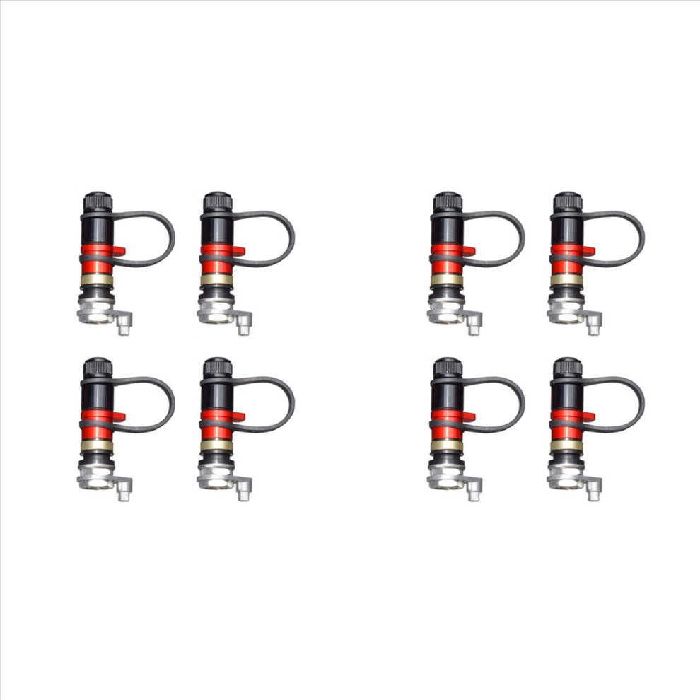 Car Pressure Relief Valve Off-Road Sand Tire Quick Release Valve Desert Tire Quick Release Valve 8Pcs Short Style 4853796388526