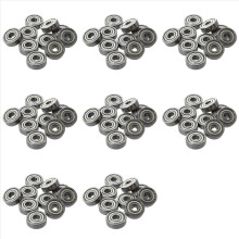 80 Pcs 625ZZ 5mm X 16mm X 5mm Shielded Deep Groove Radial Ball Bearing