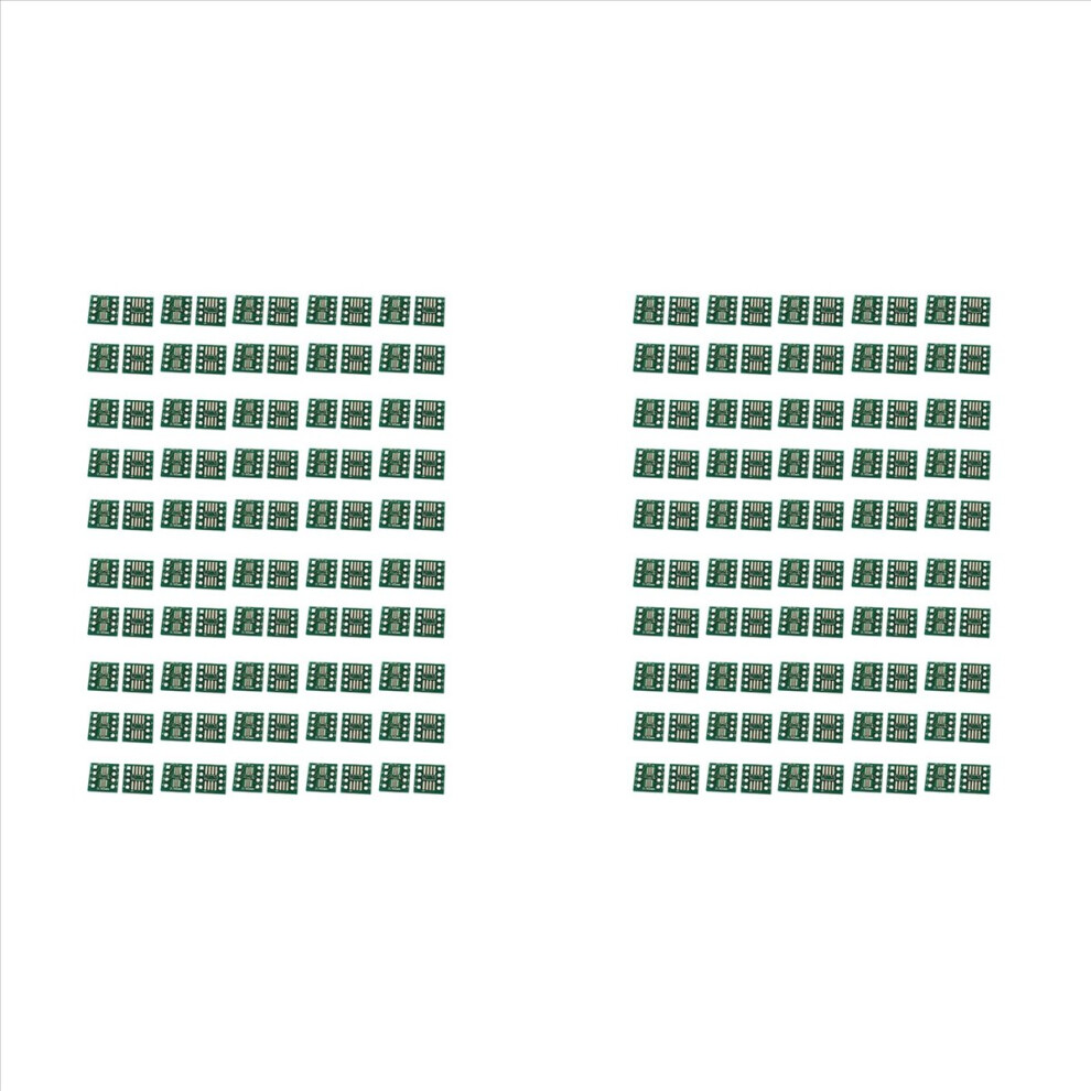 200Pcs Sop8 To Dip8 Ic Adapter Converter Kit, Smd To Dip Socket Board, 0.65Mm 1.27Mm Pitch, Compatible With Tssop8/Ssop8 4853796391274