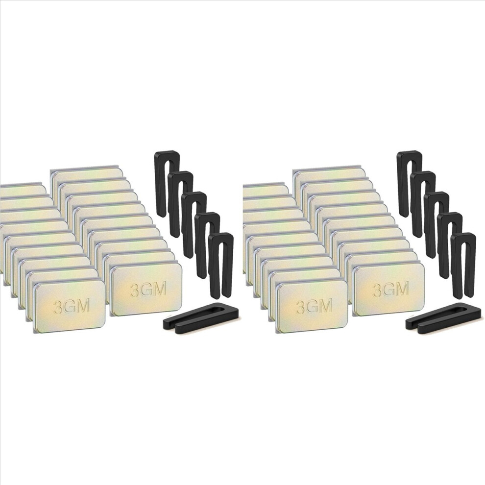 48-Pack Ceiling Fan Balancing Kit For Ceiling Fan Weight Balancing, 6 Sets Fan Balancing Clips And 3G Weight Practical 4853796392271