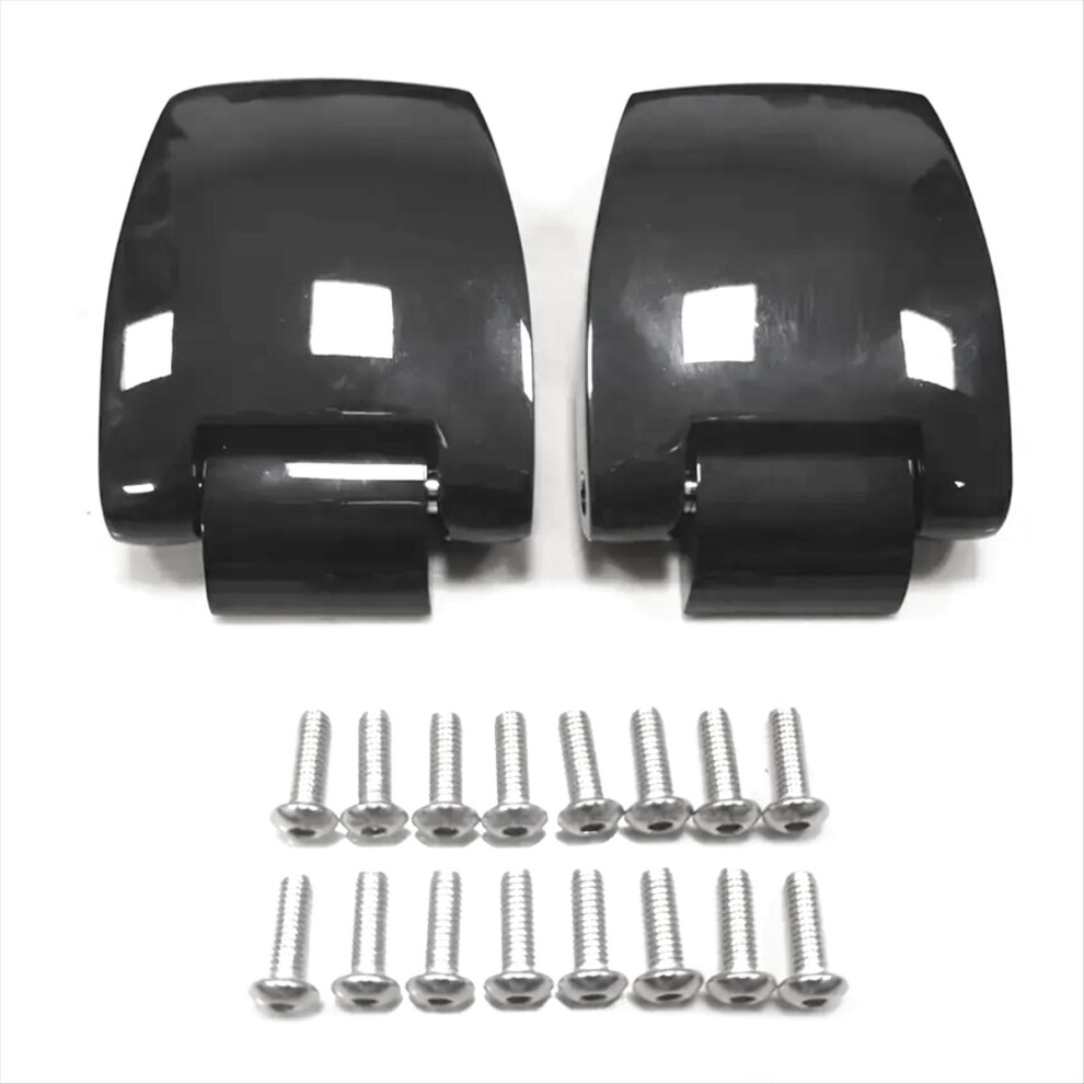 Razor Tour Pack Pak Trunk Hinges For Harley Road King Electra Glide Flhtc Flhx Black 4851755654163