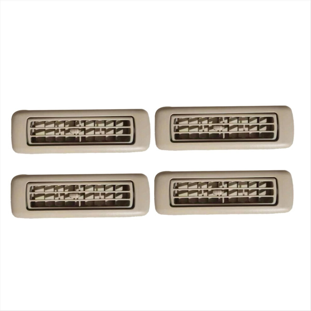 4Pcs Roof Rear Air Vent Grille Nozzle 62985-60010-A0 For Prado Gx470 02-09 06298560010 Beige 4852509365076