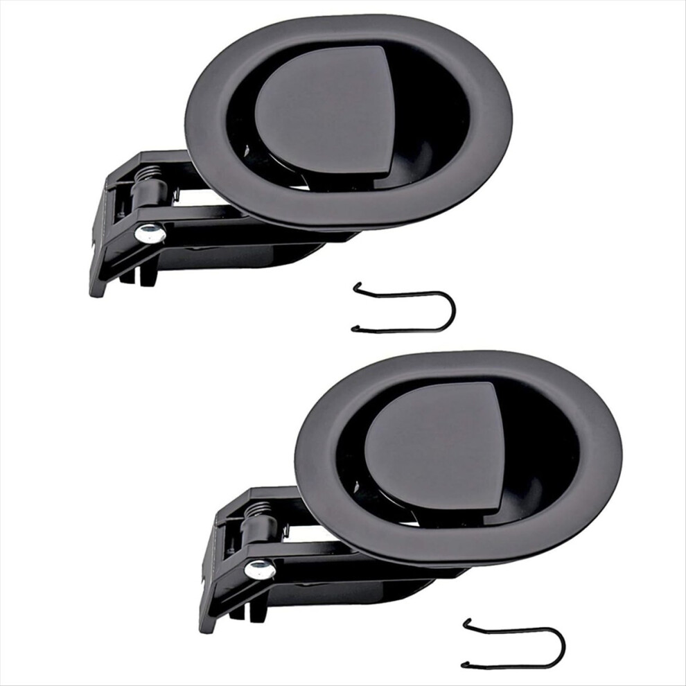 2Pcs Plastic Recliner Release Pull Handles Oval Plastic Sofa Chair Replacement Parts Without Cable Fits 3Mm & 6Mm Cables 4851755658987