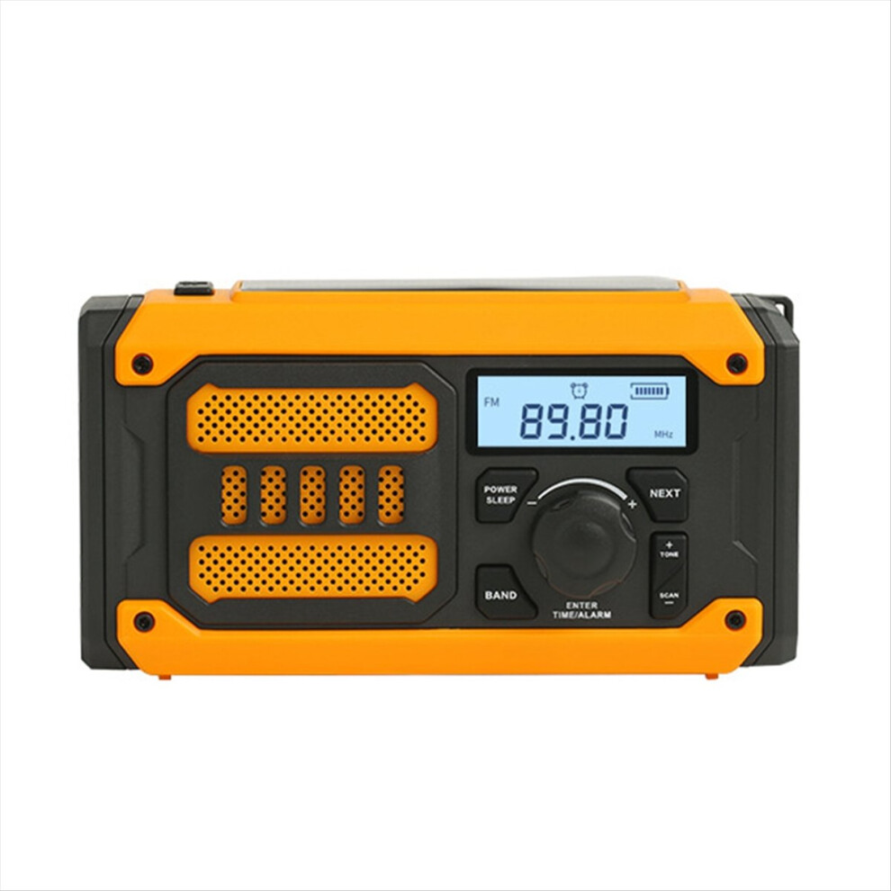 Portable Emergency Radio Solar Rechargeable Radio Mini Fm Am Hand Crank Radio With Led Flashlight Power Bank 4851755664575