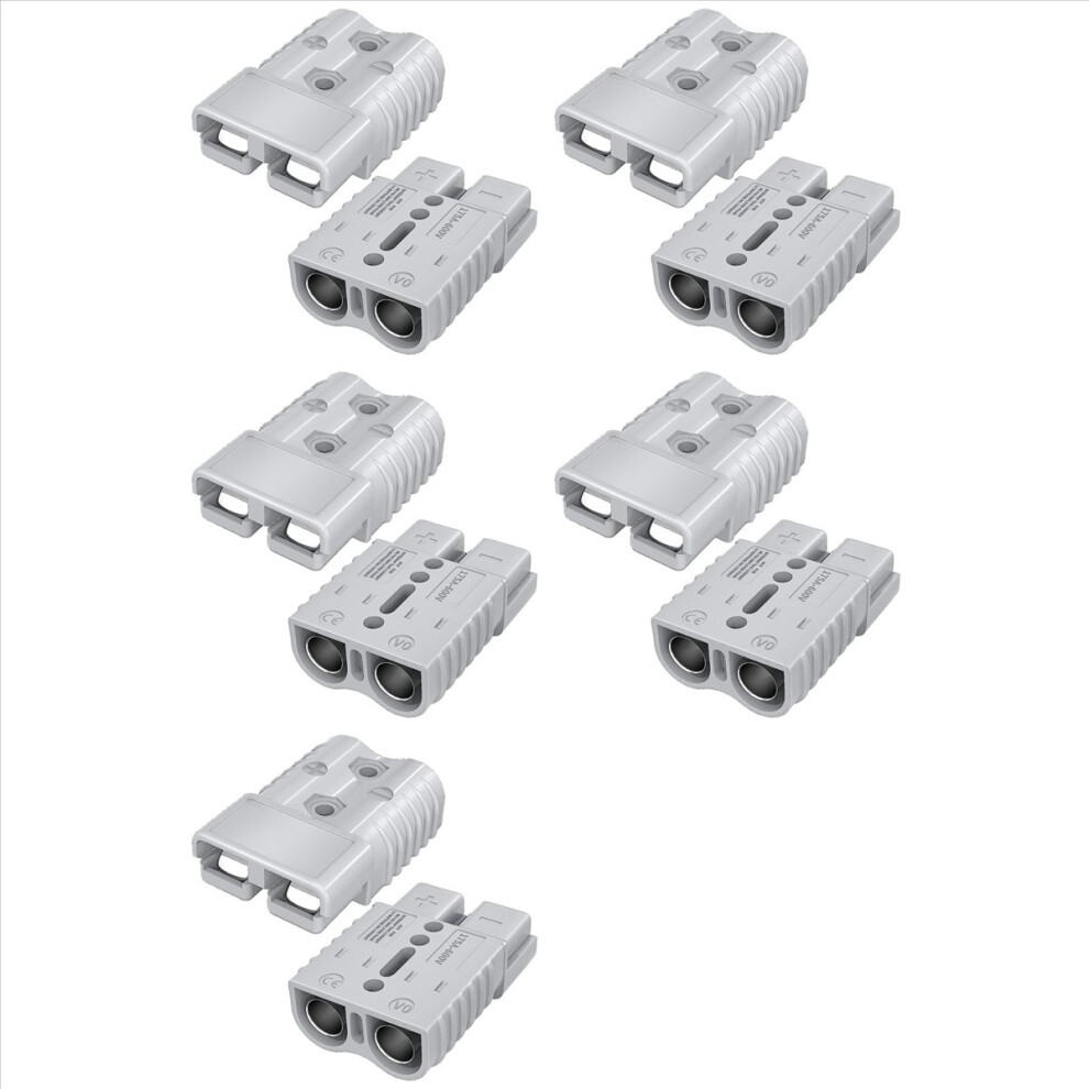 5X 175Amp Battery Quick Connect/Disconnect Connector, Wiring Harness Plug Connector Kit For Car Winch Trailer 4853796390659
