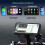 Motorcycle Carplay Screen, Wireless CarPlay & Android Auto with Design Mount 6.25 Inch Touchscreen Navigation Bluetooth 7