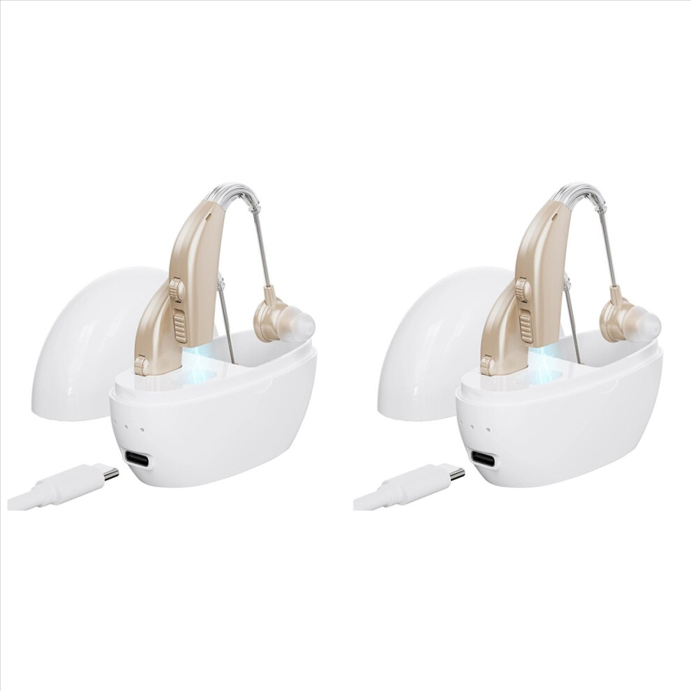 4X Elderly Loudspeaker Headphones Rechargeable Noise Reduction Suitable for the Elderly