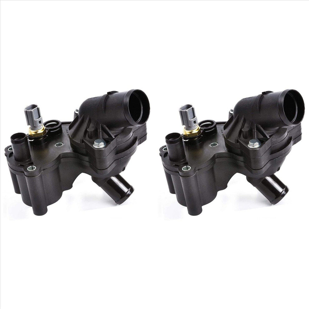 2X Engine Coolant Thermostat Housing With Sensor For 4.0L 2005-2010 2L2z-8592- 902-210 4853796343488