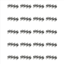 80Pcs Kfl08 Pillow Block Bearing 8Mm Bore Diameter Zinc Alloy Rhombic Flange Bearing for Cnc