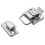 Metal snap finish Suitcase suitcase lock 30x43mm Silver 7