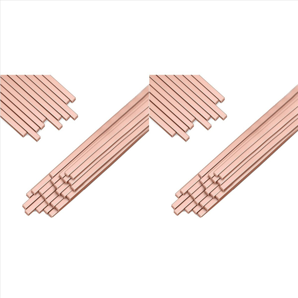 Sticks Brazing Rods, BCuP-5 15% Silver Solder Copper Phosphor Welding Rods Industry Grade 0.050x1/8x10inch 120pcs-image-OPC-PN7M7XP-NEW