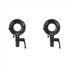 2X Mini Mount to Bowens Mount Adapter Quick Set-Up for YN150 60/130 60 Softbox MB02