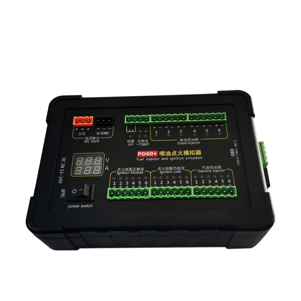 Pd60+ Gasoline Injector Ignition Coil Simulator Car Ecu Tester Computer Maintenance Repairing Tool 4852509365144