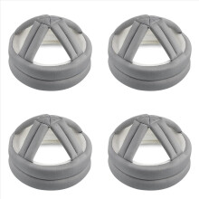 4X Elderly Protective Helmet, Safety Helmet Adjustable Breathable Seniors Fall Prevention Heads Protection Cap Gray
