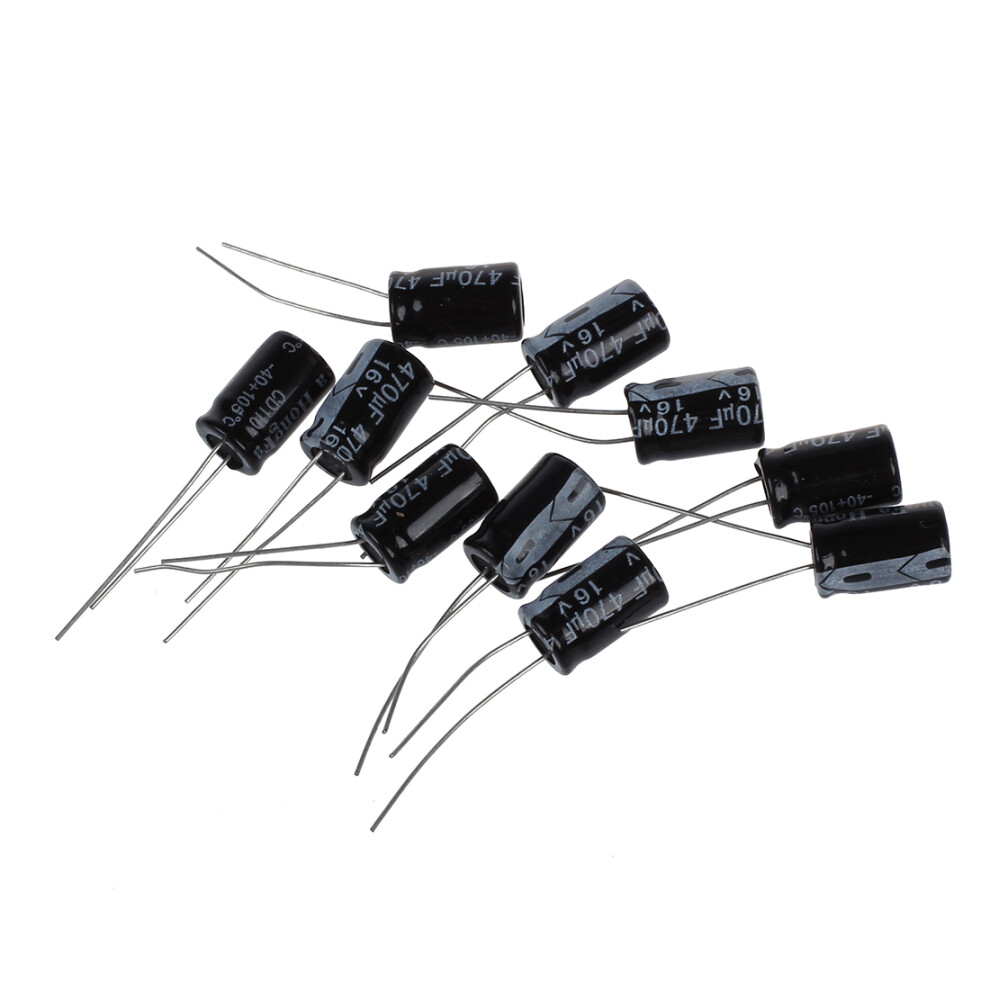 10 X 16V 470Uf Aluminum Electrolytic Capacitor 8X12mm 4852509395691