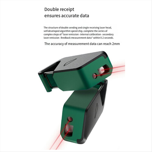 SATA 05202 Portable Mini Laser Rangefinder High Precision Rechargeable Type-C Infrared Engineering Measuring 2