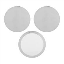 3 Pack Metal Reusable Coffee Filter Mesh for Coffee Maker Espresso Maker, Silver