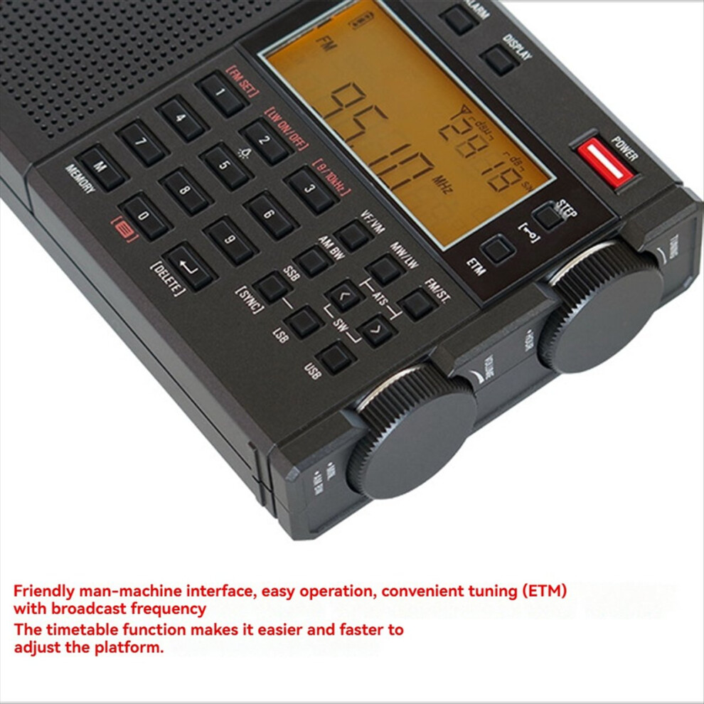 Tecsun Pl-330 Full Band Radio, Portable Fm Stereo, Lw/Mw/Sw Ssb Dsp Receiver, Shortwave Radio Enhanced Reception 4851755660553