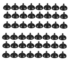 48 Pcs Mini Tabletop Flag Stand Holder 4 X 6 Inch Small Flag Base for Table Desktop Party Office Desk Centerpiece Black