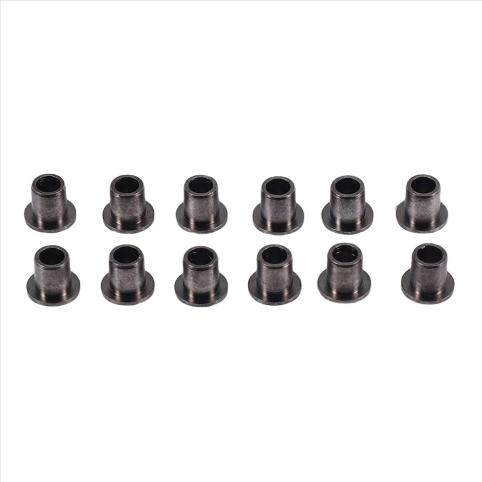 12Pcs 02101 Steering Pivot Bushing C-Hub Bushings Spare Parts Nitro Rc Car Parts For 1/10 R/C Model Car Black 4852509383650