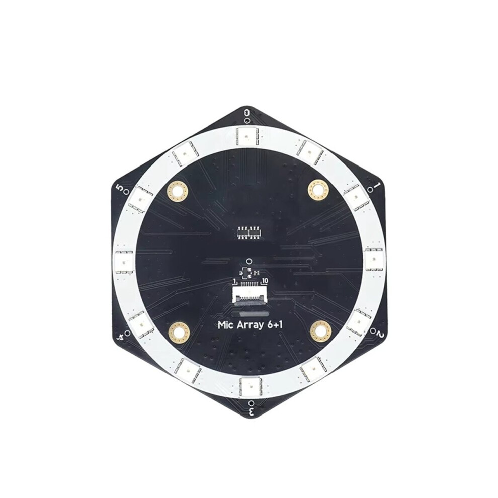 6+1 Mic Array Localization Beamforming Usb Driver-Free Sound Card Microphone Array 4852509314036