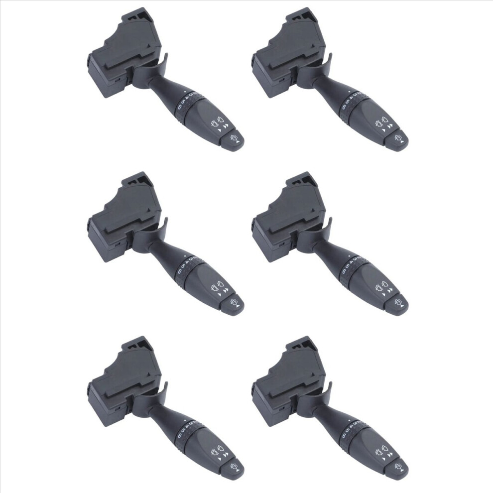 6X Windshield Wiper Switch For Mondeo Iii 2000-2007 1S7t-17A55-3Bd 1S7t17a553bd 1117691 1357436 1S7t17a553bc Black 4853796391366