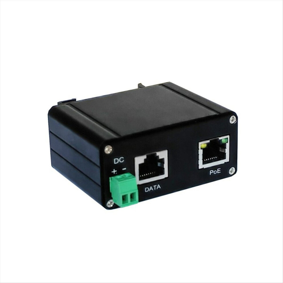 35W 2.5Gbps Industrial Poe Injector 12-60Vdc Input 55V 0.6A Output Passive Power Over Ethernet For Networking Devices 4852509301227