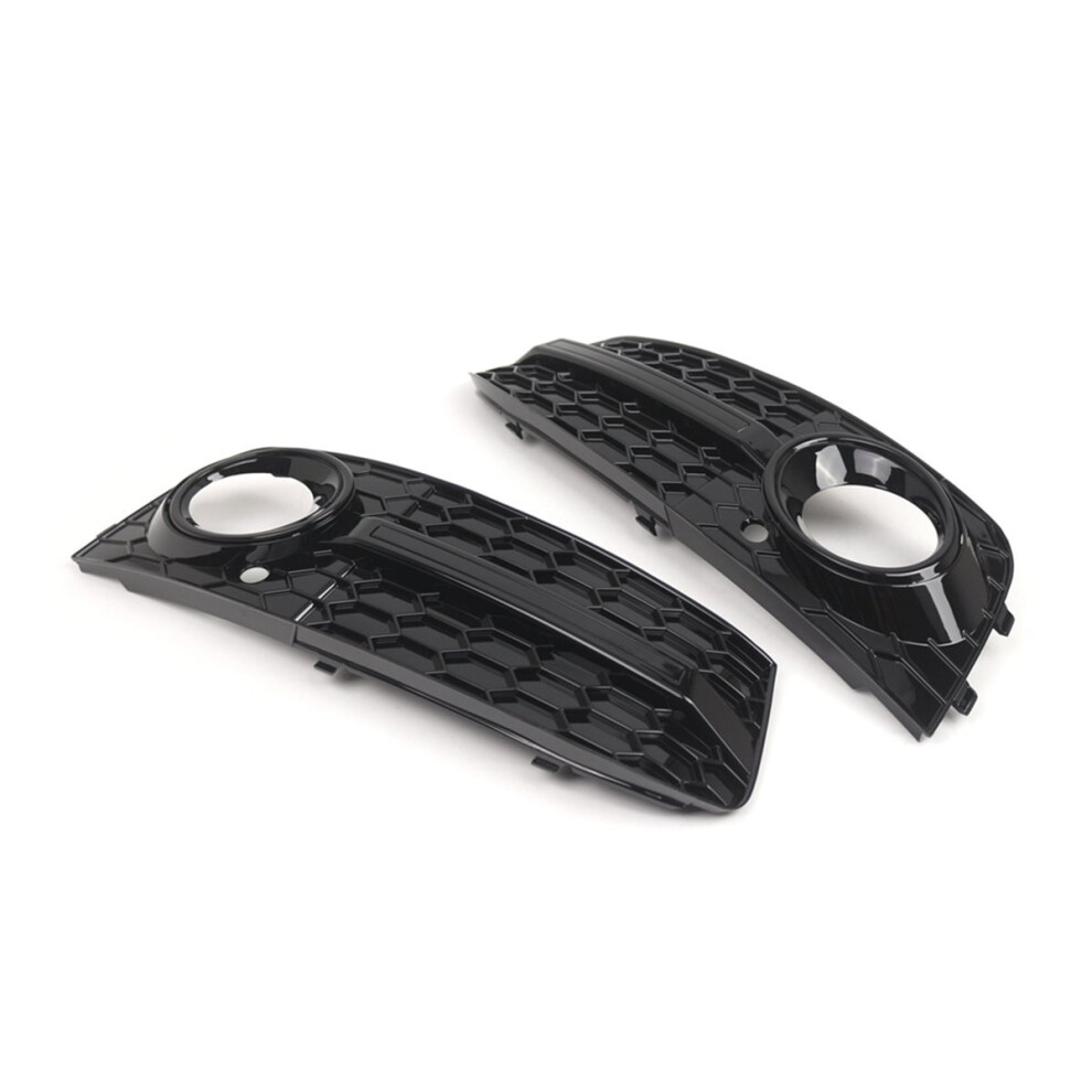 Front Bumper Fog Grille Cover Trim 8K0807681 8K0807682 For A4 B8 2009-2012 Accessories Light 4852509382479