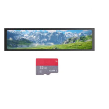 11.26 Inch USB Portable Display 1920x440 IPS LCD TF Card Play Stereo Advertising Screen Electronic Photo Album Monitor