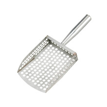 Sand Scoop for Metal Detecting Digging Sieve Sand Sifter Shovel Comfortable Handle Stainless Steel Sifter Shovel