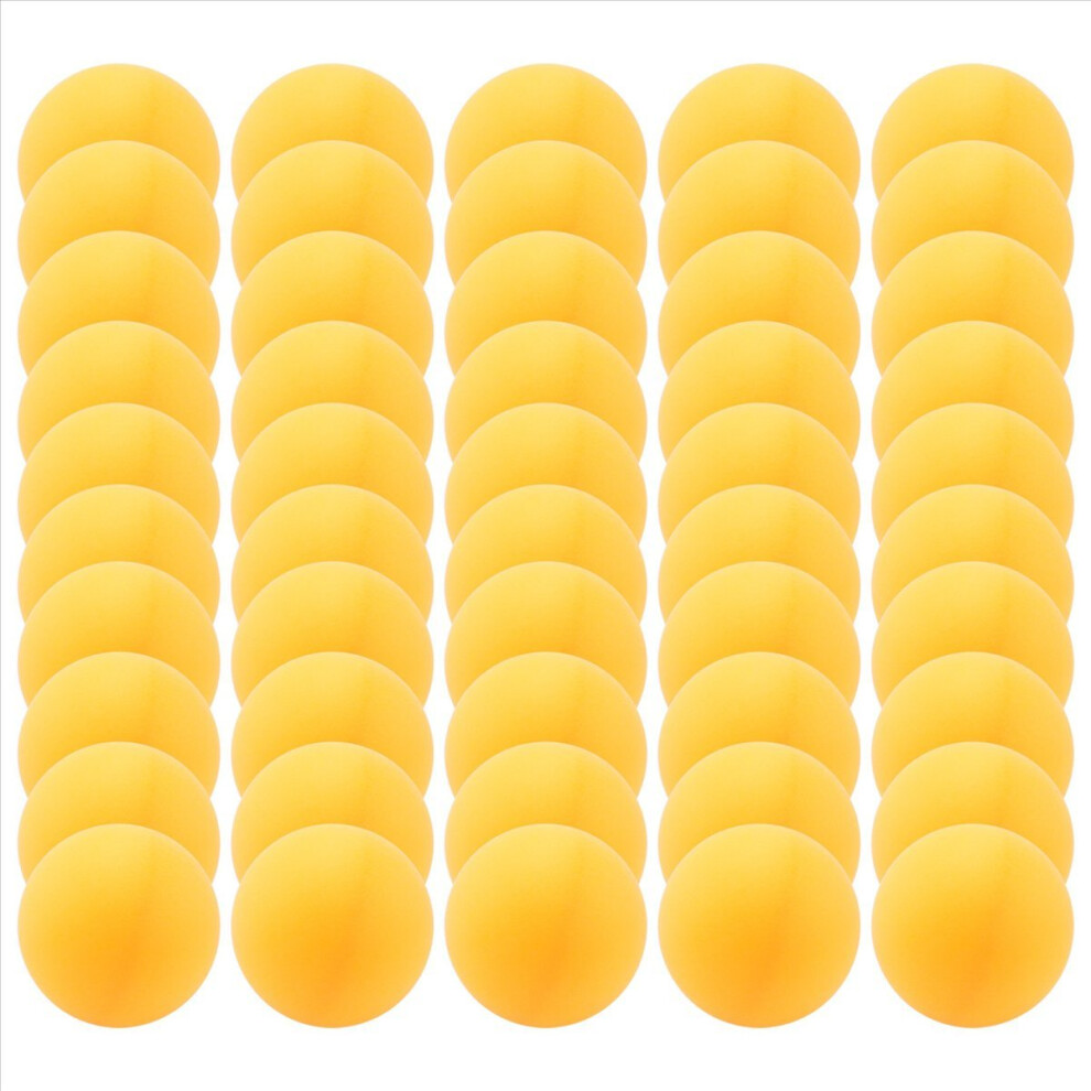 50 pcs 40 mm table tennis training balls, pong balls, Yelow/White Random