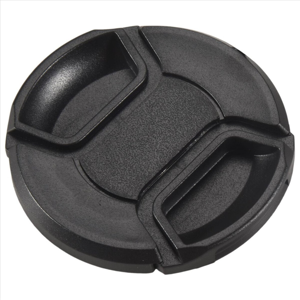 62Mm Center Pinch Design Front Lens Cap Cover Black 4852509391723