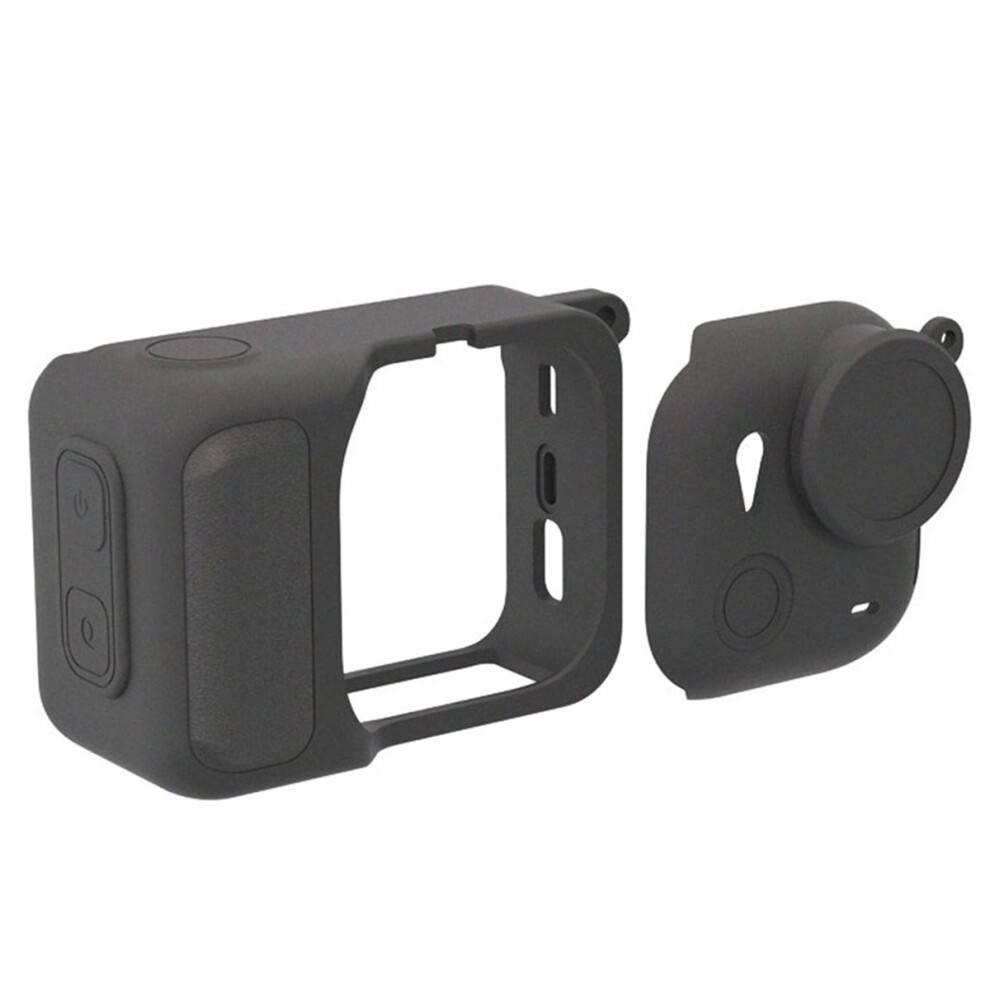 Silicone Case For Go Ultra With Lens Cap Case Dirt-Proof Protective Case For Go Ultra Action Camera A Black 4852509312001