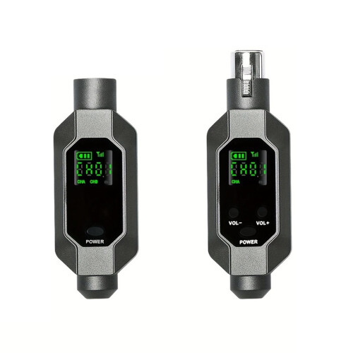 Wireless Microphone Converter XLR Transmitter and Receiver Microphone Wireless System for Dynamic Microphone B 2