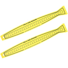 2 Pcs Fish Measuring Board Folding Fishing Ruler Fishing Measurement Ruler Crab Measuring Tool for Boat Kayak