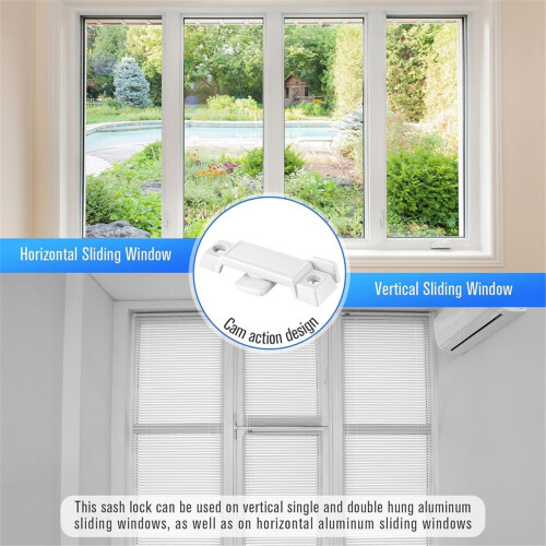Replacement Sash Lock for F 2590 for Vertical & Horizontal Sliding ,Broken Sash Locks 1