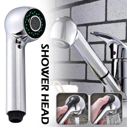Pull Out Kitchen Faucet Sprays Head Replacement Multi-Function Shower Mixer Tap Accessory Splash-Proof, Universal 2