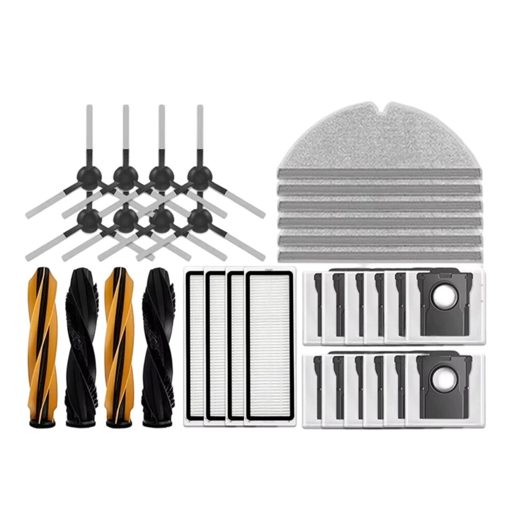 Accessories Kit For D20 Pro/D20 Plus Robot Vacuum Cleaner Main Side Brush Filters Dust Bags Replacement Parts 4852509334799