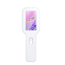 Handheld Digital Magnifier Microscope 500X Zoom 1200mah Electronic Magnifying Glass with 3 Inch IPS Screen White