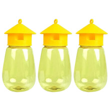 Plastic Hanging Fruit Fly Trap Bottle Mosquitoes Wasps Traps Outdoor Garden Orchard Insect Control Catcher Container 3pc