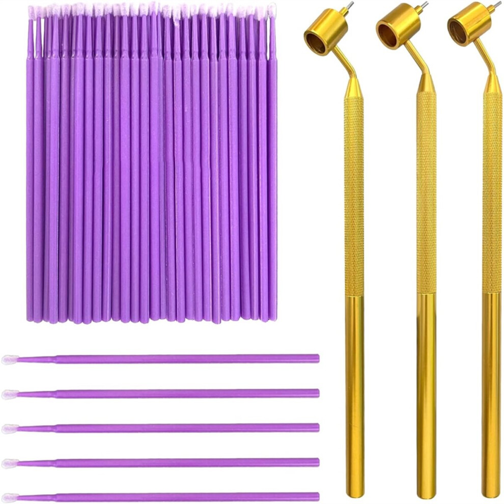 103 Pcs Detailing Fine Line Painting Pens, 0.3Mm 0.5Mm And 0.7Mm Fluid Writer Paint Applicator Pen For Auto Repair Gold 4852509345818