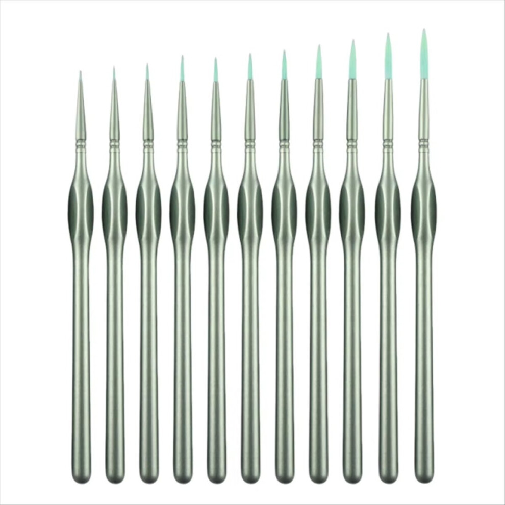 11Pcs Watercolor Paint Brushes Paint Brushes Set Professional Watercolor Brush Anti-Shedding Nylon Hair For Gouache Oil 4852352349452