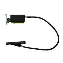 Pcle5.0 GPU Graphics Card Server Cable Pcle5.0 16X to 2 MCIO Server GEN5 Data Cable PCIE5.0 Adapter Backplane A