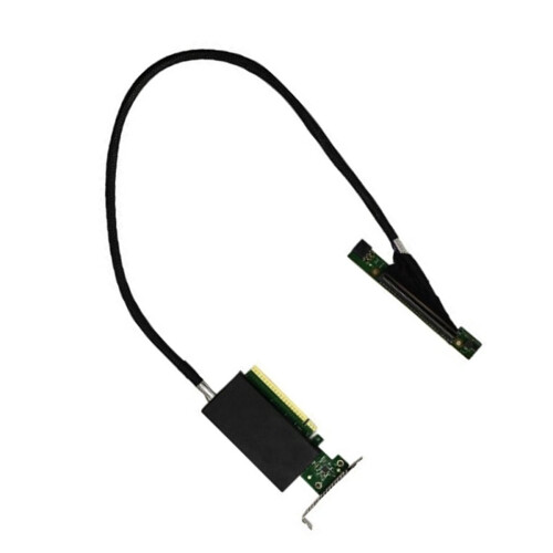 Pcle5.0 GPU Graphics Card Server Cable Pcle5.0 16X to 2 MCIO Server GEN5 Data Cable PCIE5.0 Adapter Backplane A 2