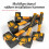 Multifunctional Rubber Hammer Tile Soft Rubber Percussion Hammer Square Hammer Construction Worker Professional Tool 5